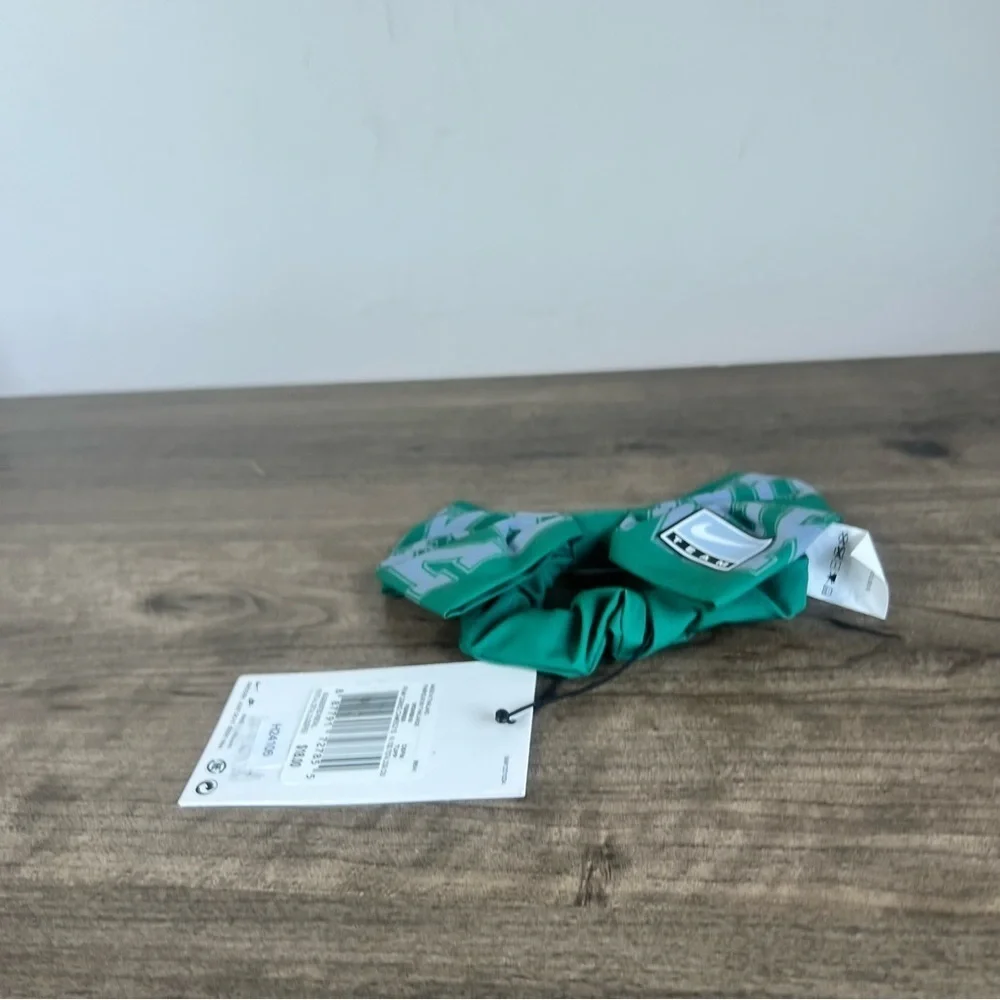 Nike NEW Team Bow Gorge Green Grey Ponytail Holder SKU# H24111